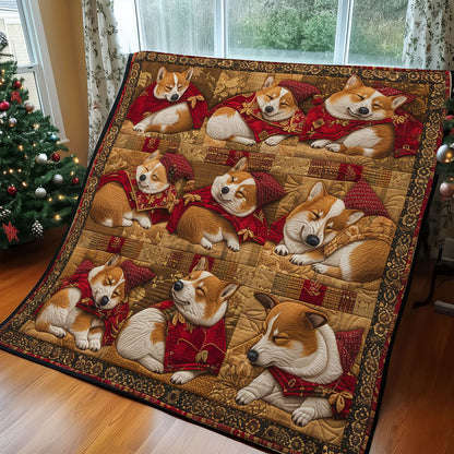 Sleeping Corgi WM2908006CL Quilt