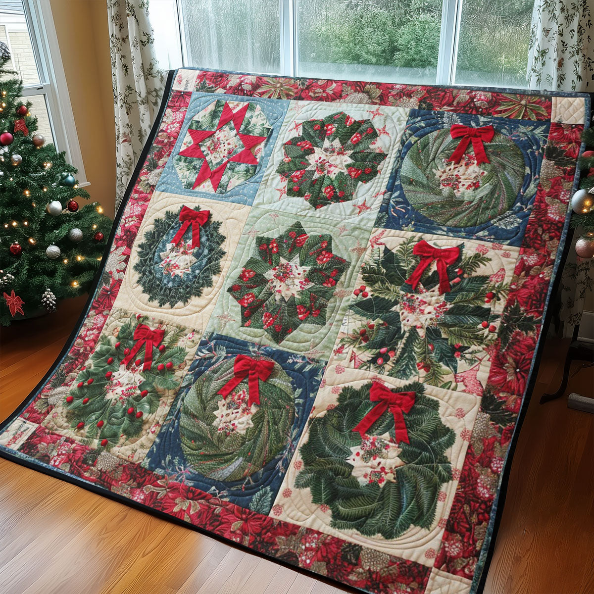 Wreathes WM2308073CL Quilt