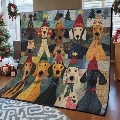 Christmas Dogs WM1408044CL Quilt