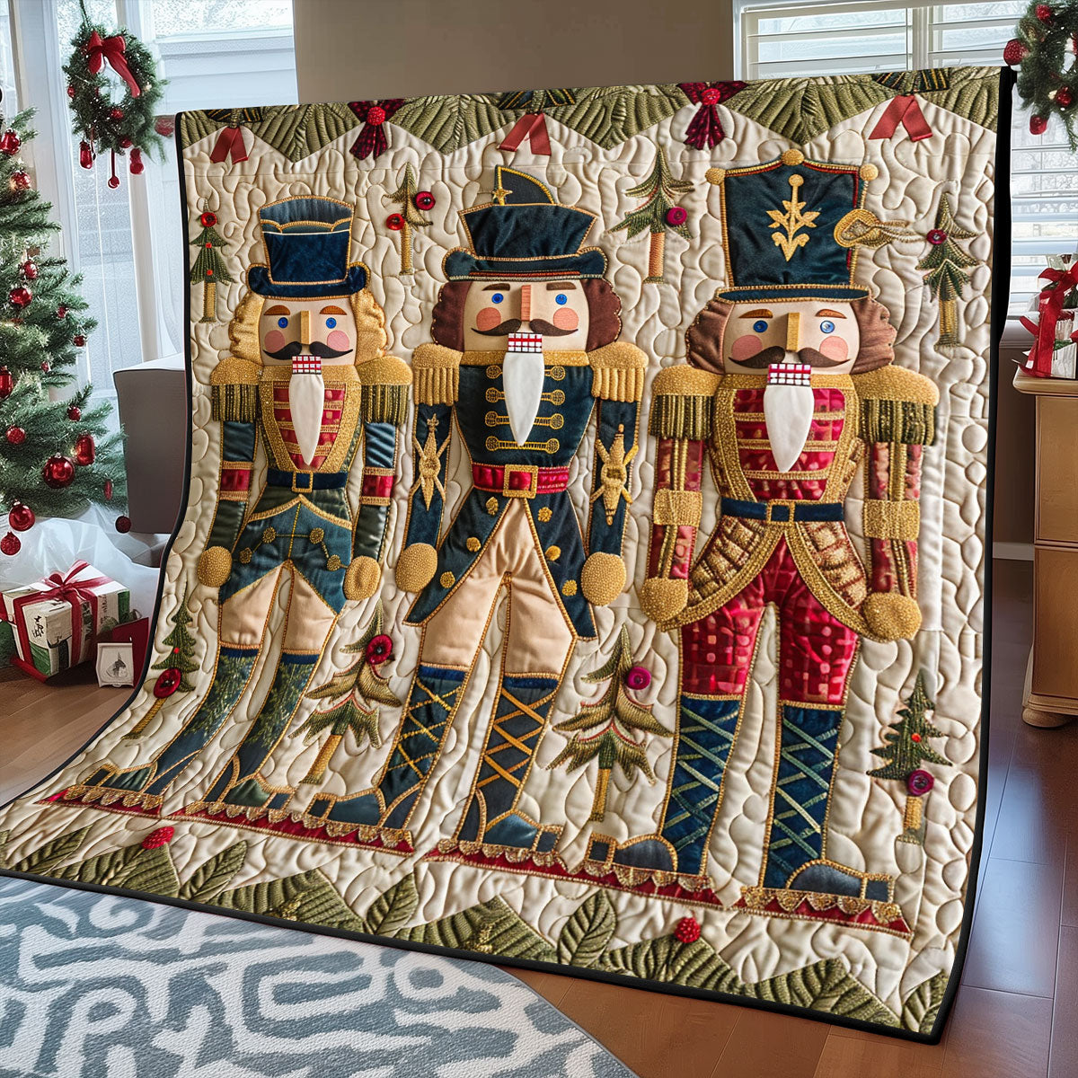 Holiday Nutcrackers XR1508035CL Quilt