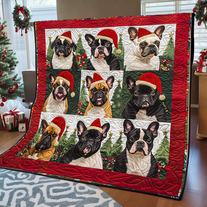 Merry Woof French Bulldog XR1308023CL Quilt