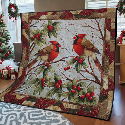 Red Cardinals WM1408050CL Quilt