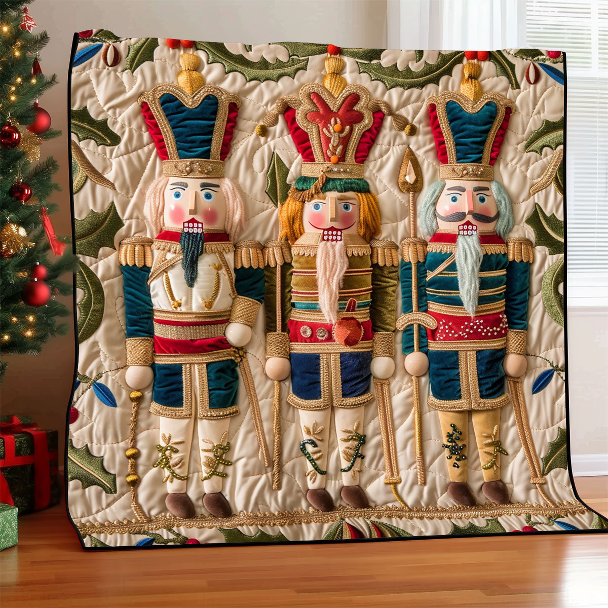 Adorable Animated Nutcrackers XR1508034CL Quilt