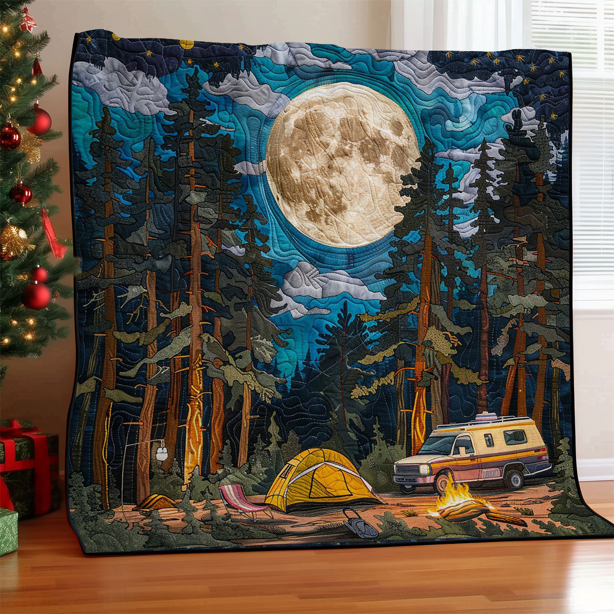 Camping On The Moon WM2008001CL Quilt