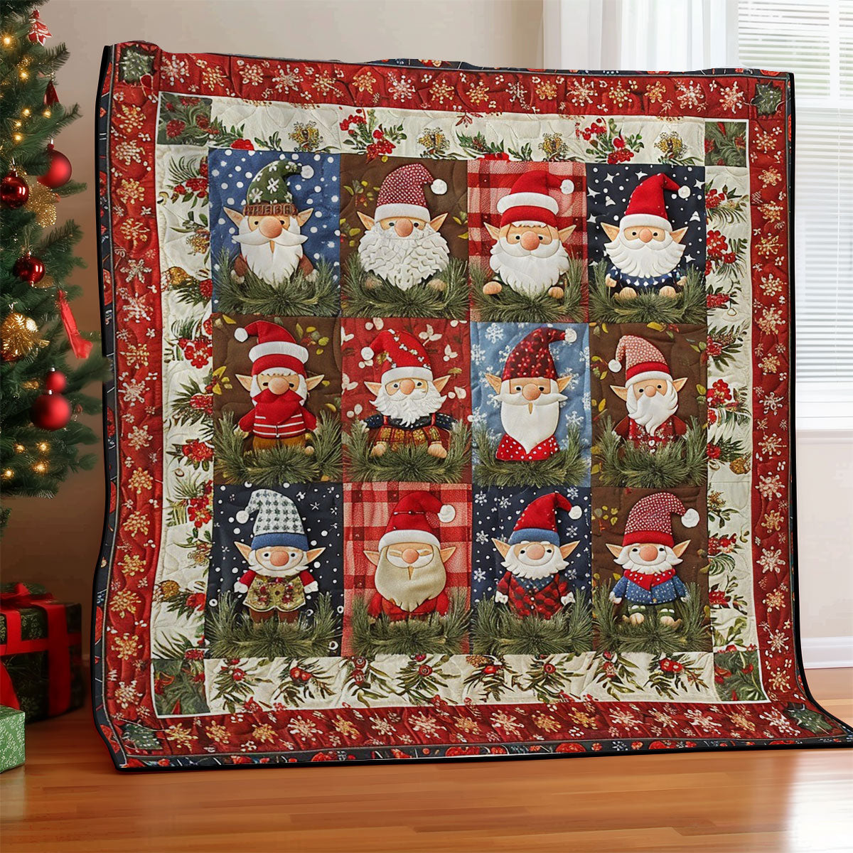 Chibi Gnomes WM1508059CL Quilt