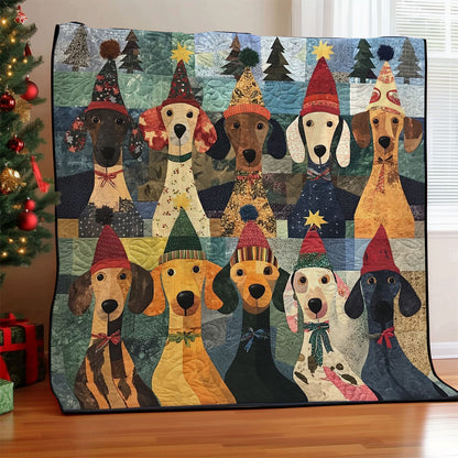 Christmas Dogs WM1408044CL Quilt