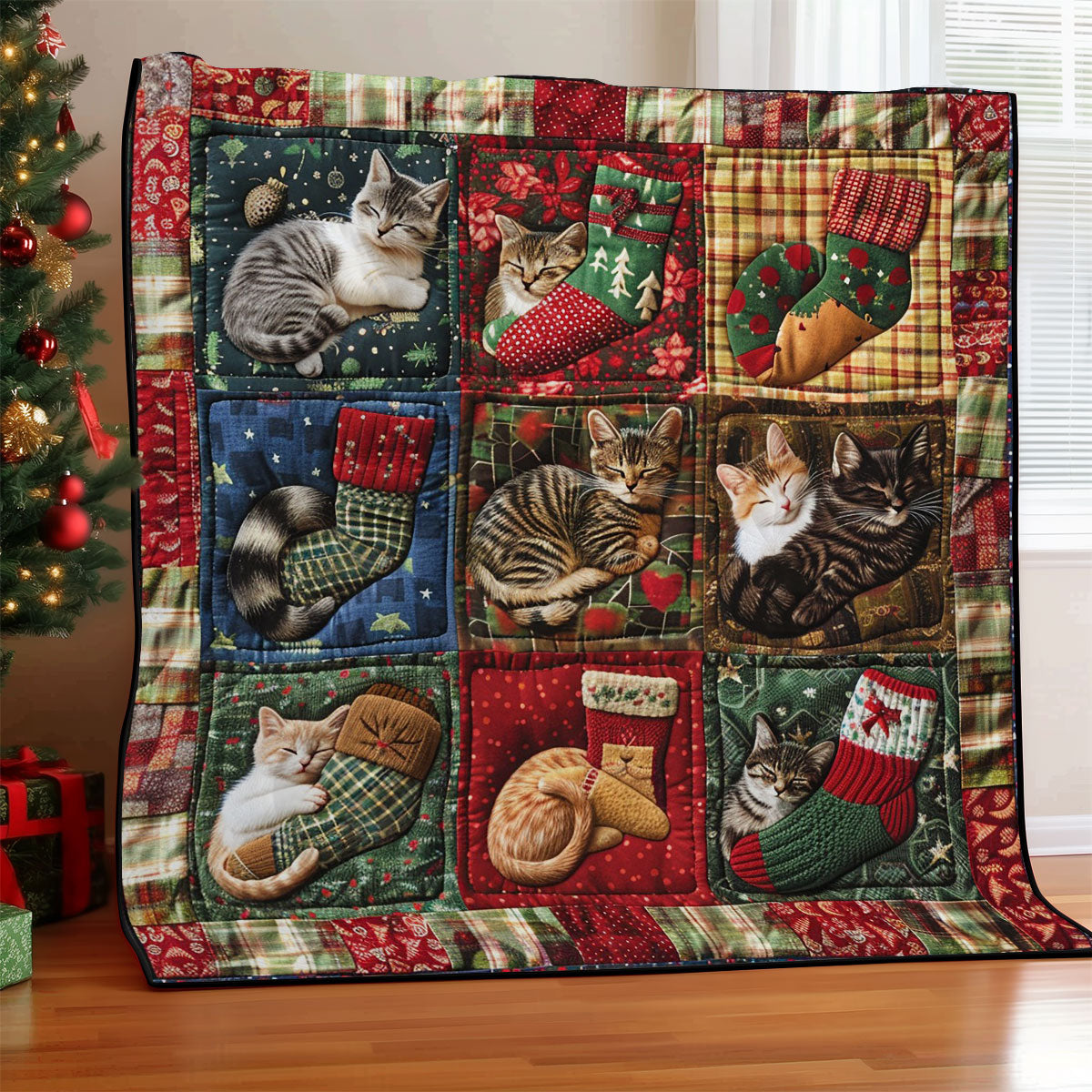 Christmas Night Sleeping WM1908016CL Quilt