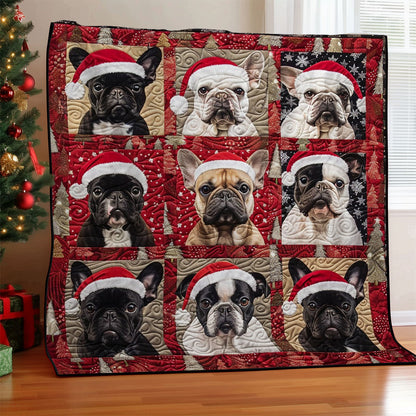 French BullDogs WM1508026CL Quilt