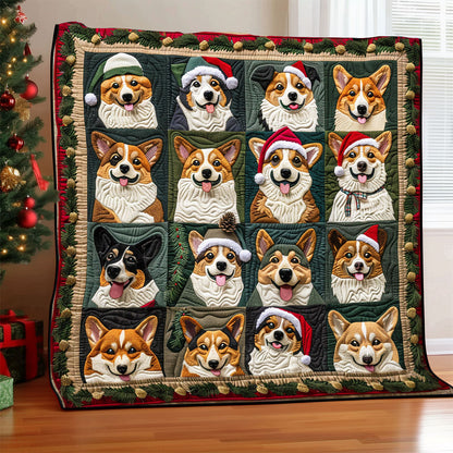 Happy Corgi XR1308034CL Quilt