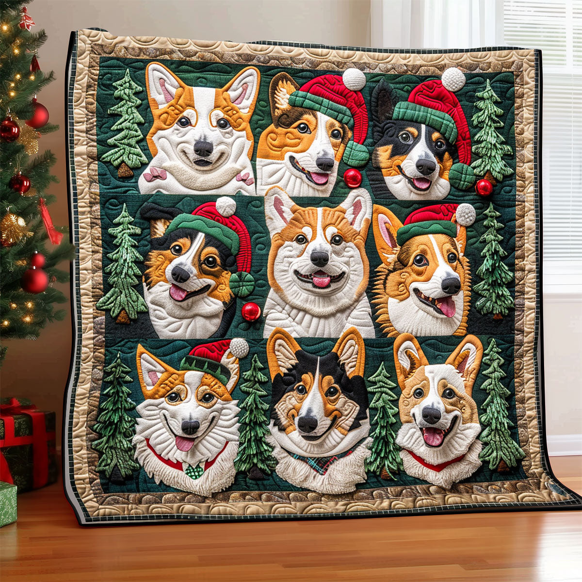 Jolly Pup XR1308032CL Quilt