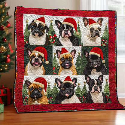 Merry Woof French Bulldog XR1308023CL Quilt