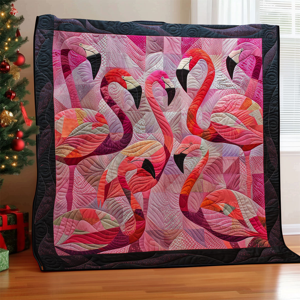 Pink Flamingo WM2008049CL Quilt