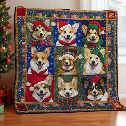 Smiling Corgi WM1908023CL Quilt