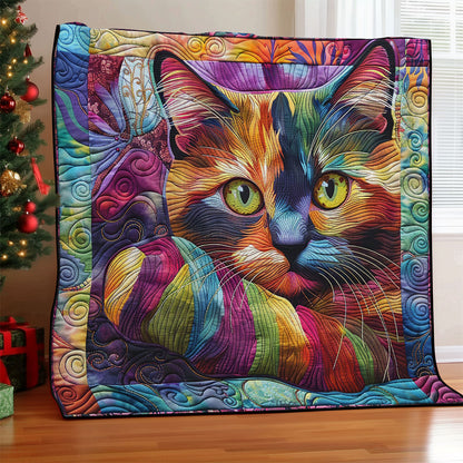 Vibrant Cat And Soft Yarn WM2108031CL Quilt