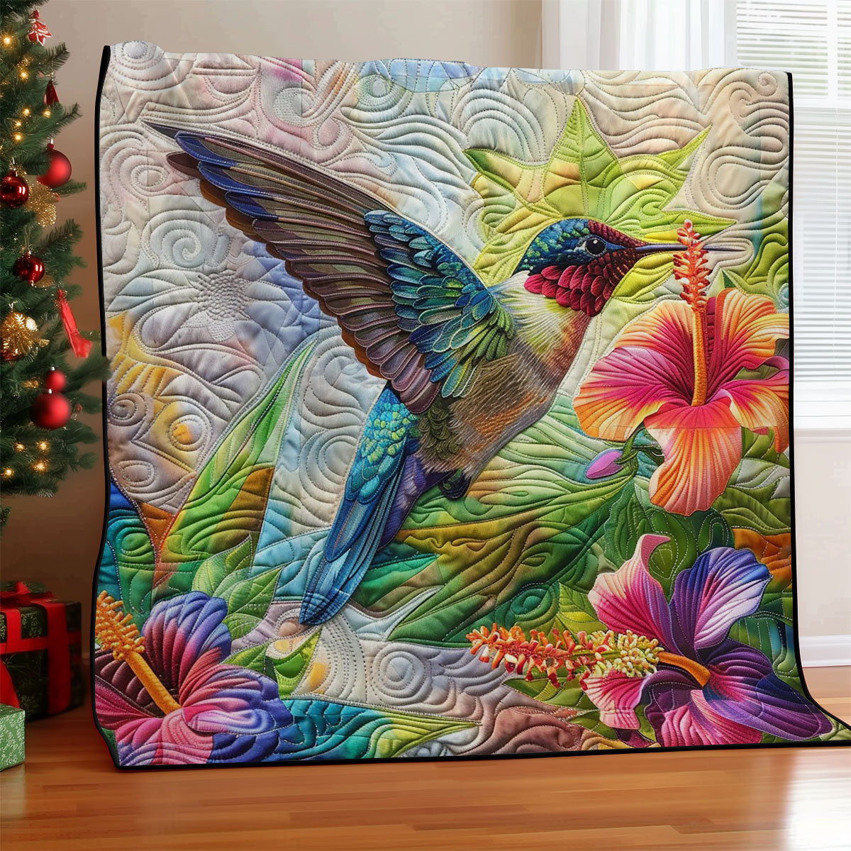 Vibrant Hummingbird WM1908008CL Quilt