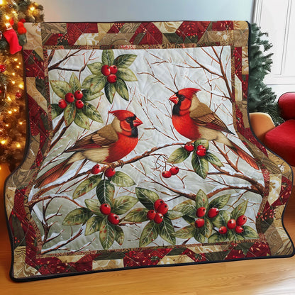 Red Cardinals WM1408050CL Quilt