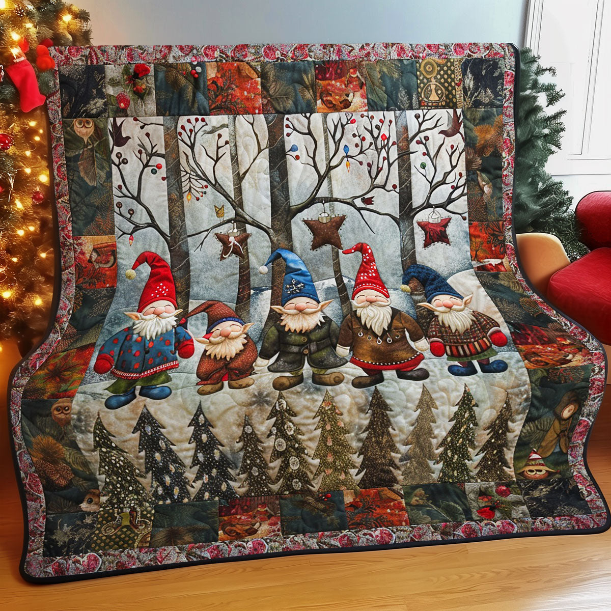 Short Gnomes WM1508058CL Quilt