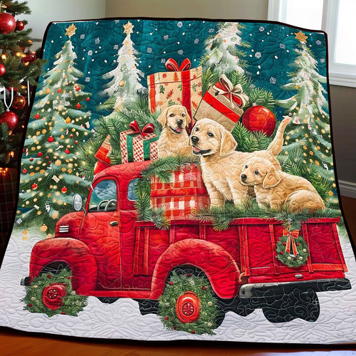 Red Christmas Truck WP1008017CL Quilt