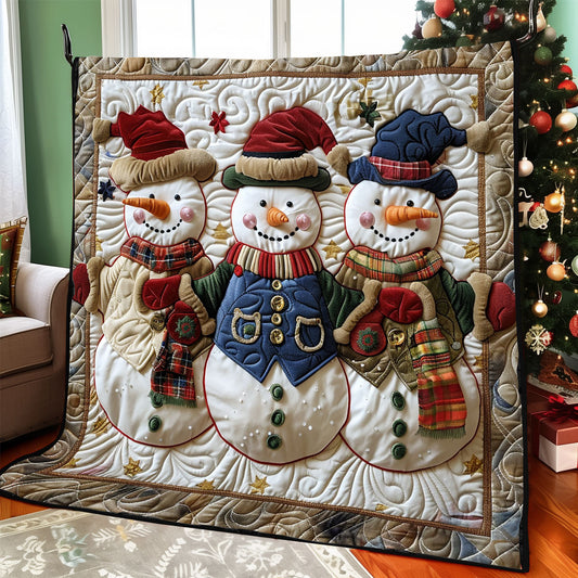 Joyful Snowmans XR1508038CL Quilt