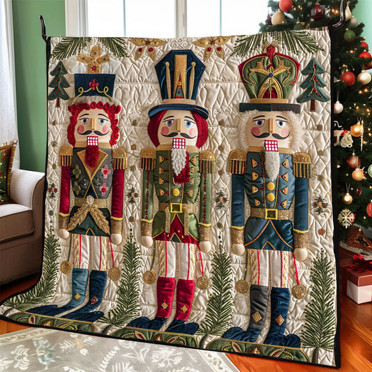 Nutcrackers Love Christmas XR1508033CL Quilt