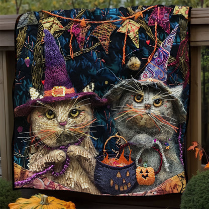 Cartoon Halloween Cats WM1308040CL Quilt