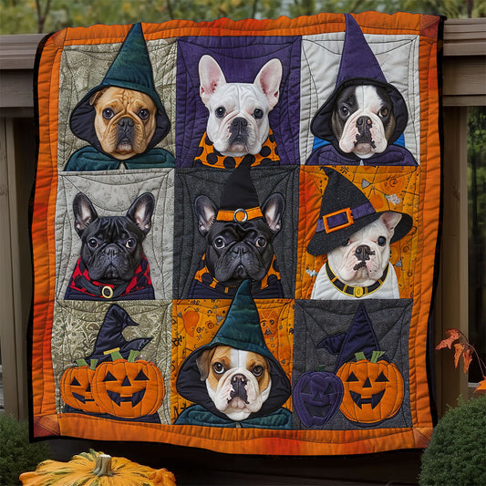 Ghostly French Bulldogs XR1908046CL Quilt