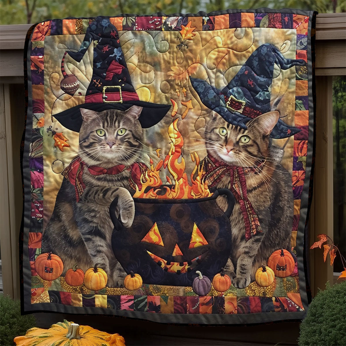 Halloween Cat WM1308039CL Quilt