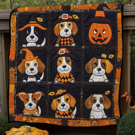 Halloween Costume Beagles XR1908014CL Quilt