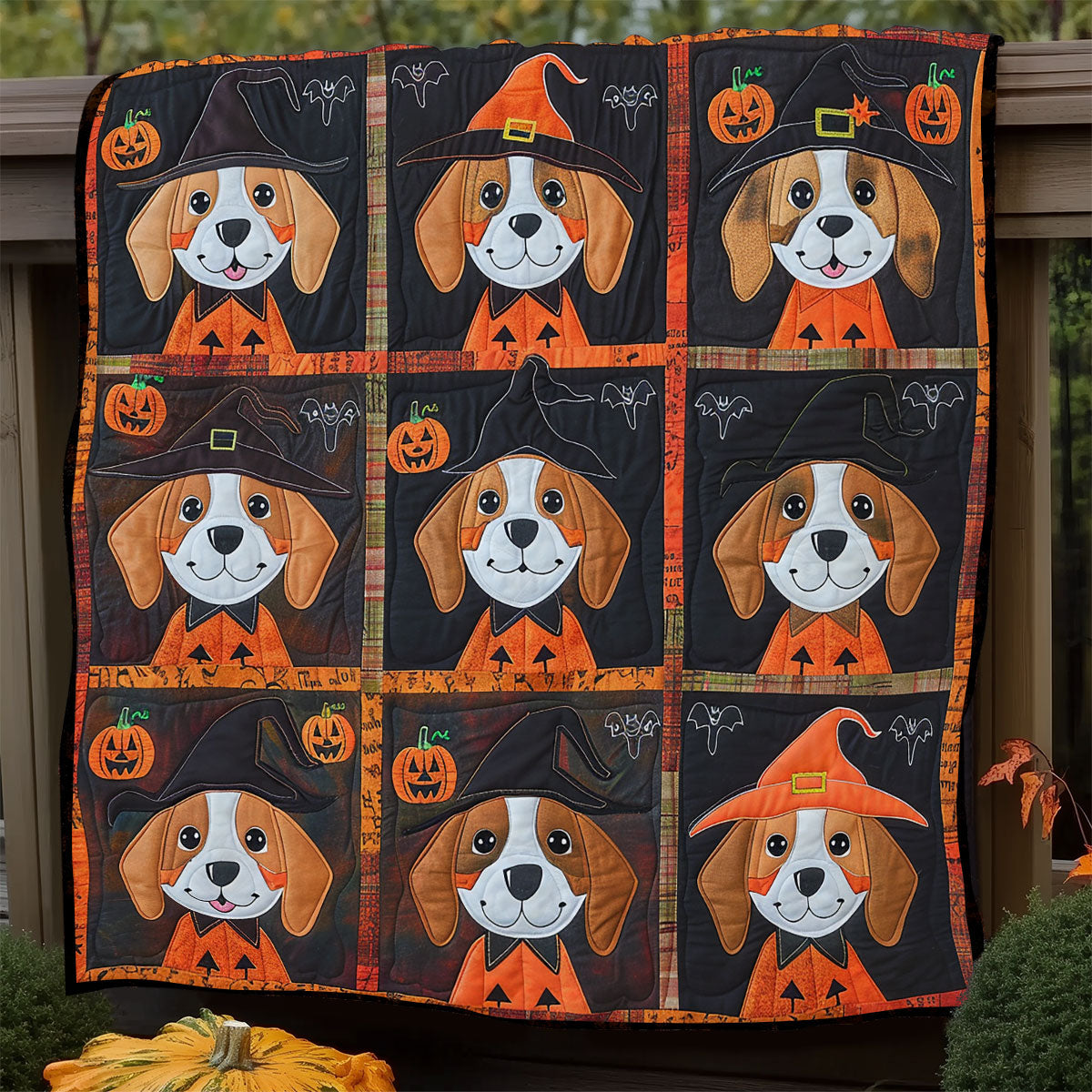 Halloween Vibe Beagles XR1908010CL Quilt