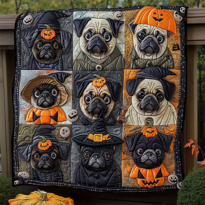 Pug Of Horror Pug XR1908026CL Quilt