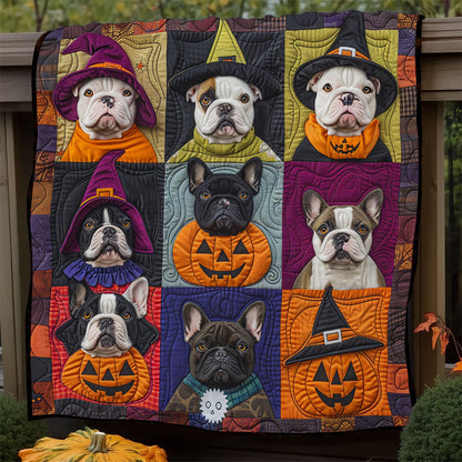 Trick French Bulldogs XR1908048CL Quilt