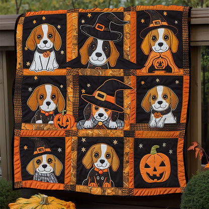 Trick Or Treat Beagles XR1908018CL Quilt