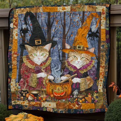 Witch Cat Dinner WM1408007CL Quilt