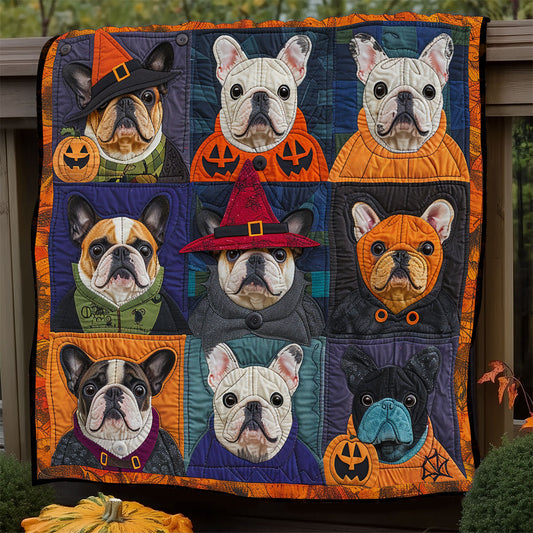 Witchy French Bulldogs XR1908033CL Quilt