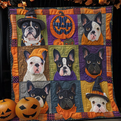 Baby French Bulldog Witches XR1908051CL Quilt