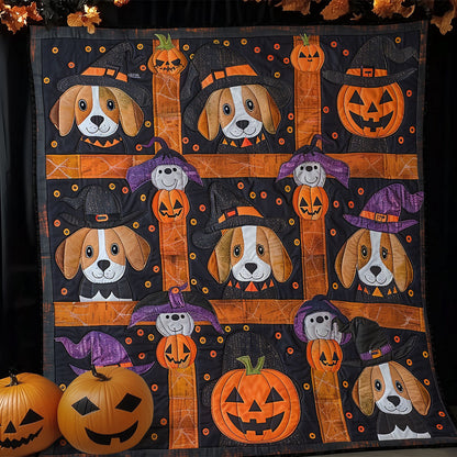 Beagle Boo Pumpkins XR1908011CL Quilt