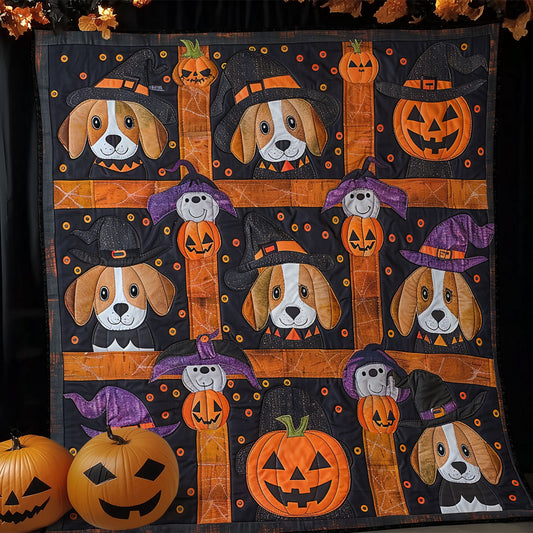 Beagle Boo Pumpkins XR1908011CL Quilt