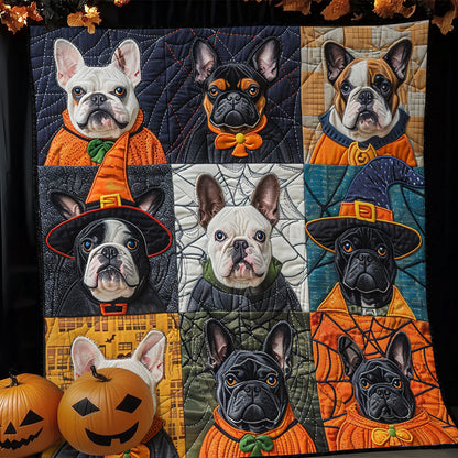 Boo French Bulldogs XR1908038CL Quilt