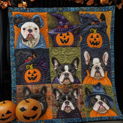 French Bulldog Halloween XR1908066CL Quilt
