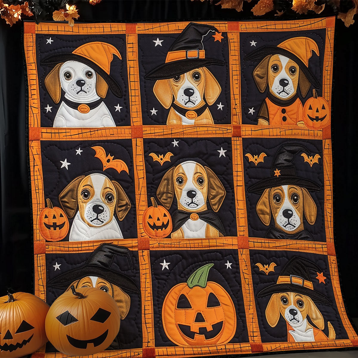 Ghoul Beagles XR1908017CL Quilt