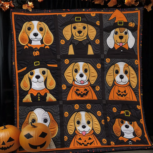 Happy Halloween Beagle XR1908012CL Quilt