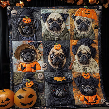 Pug Of Horror Pug XR1908026CL Quilt