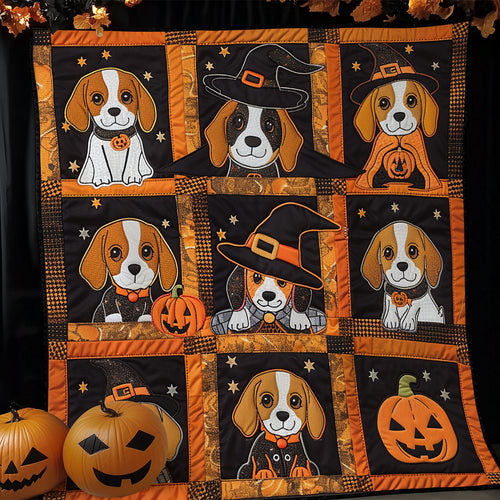 Trick Or Treat Beagles XR1908018CL Quilt