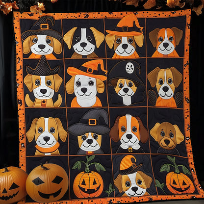 Witch Beagles Love Halloween XR1908015CL Quilt