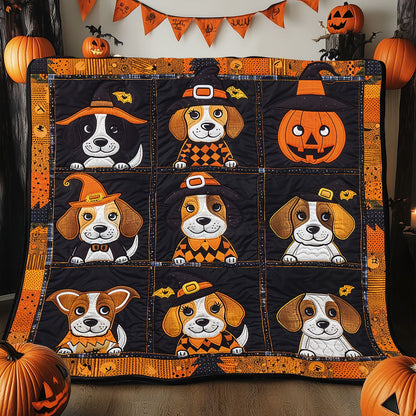 Halloween Costume Beagles XR1908014CL Quilt