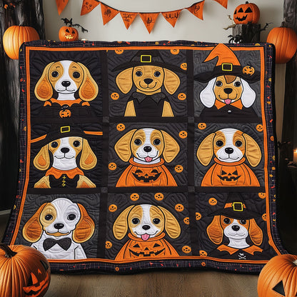 Happy Halloween Beagle XR1908012CL Quilt