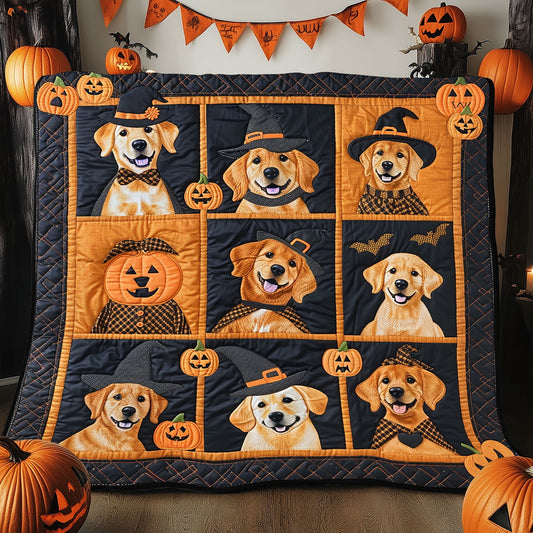 Happy Halloween Golden XR1908032CL Quilt