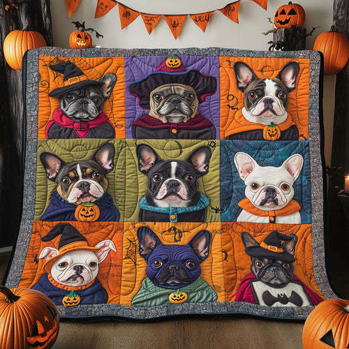 Mischief French Bulldogs XR1908049CL Quilt