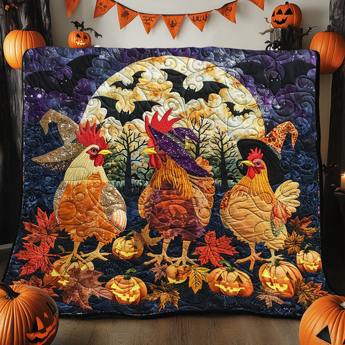 Rooster Witches WM2908032CL Quilt