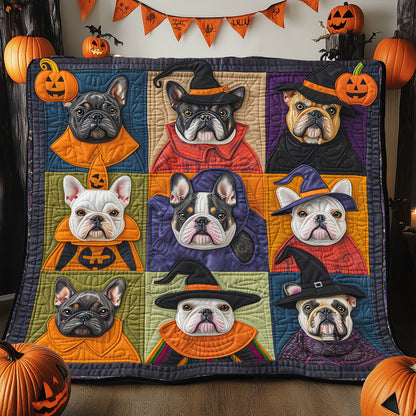 Spooky Pups XR1908044CL Quilt